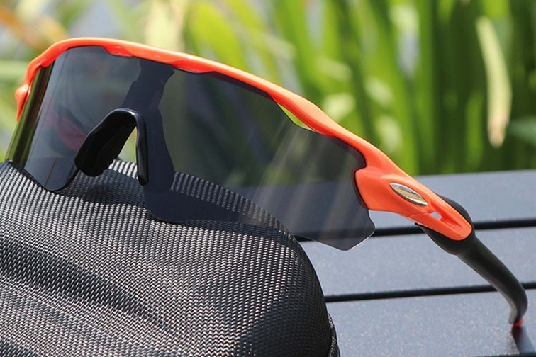 Lunettes de soleil rectangulaires orange TR90 #BS1725-0008