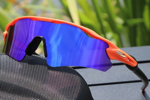 Rectangular Orange TR90 Sunglasses #BS1725-0010