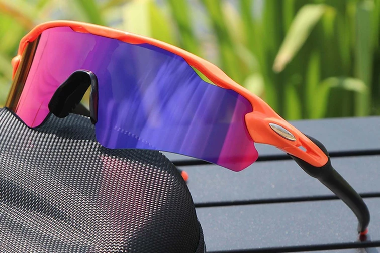 Lunettes de soleil rectangulaires orange TR90 #BS1725-0011