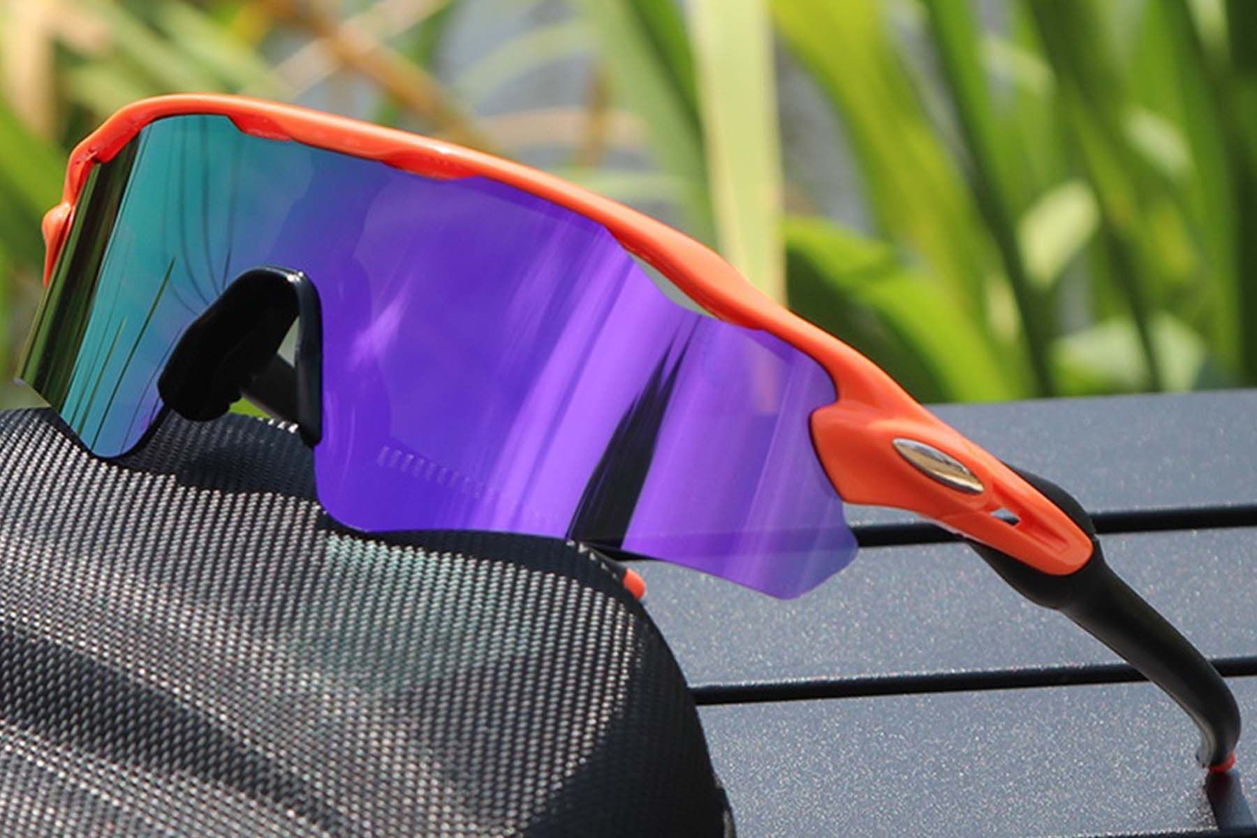 Rectangular Orange TR90 Sunglasses #BS1725-0012