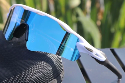 Rectangular White TR90 Sunglasses #BS1725-0018