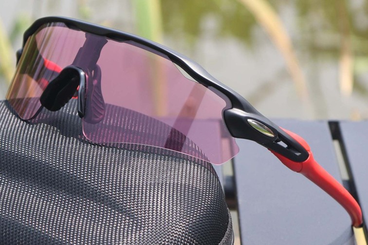 Lunettes de soleil rectangulaires roses TR90 #BS1725-0028