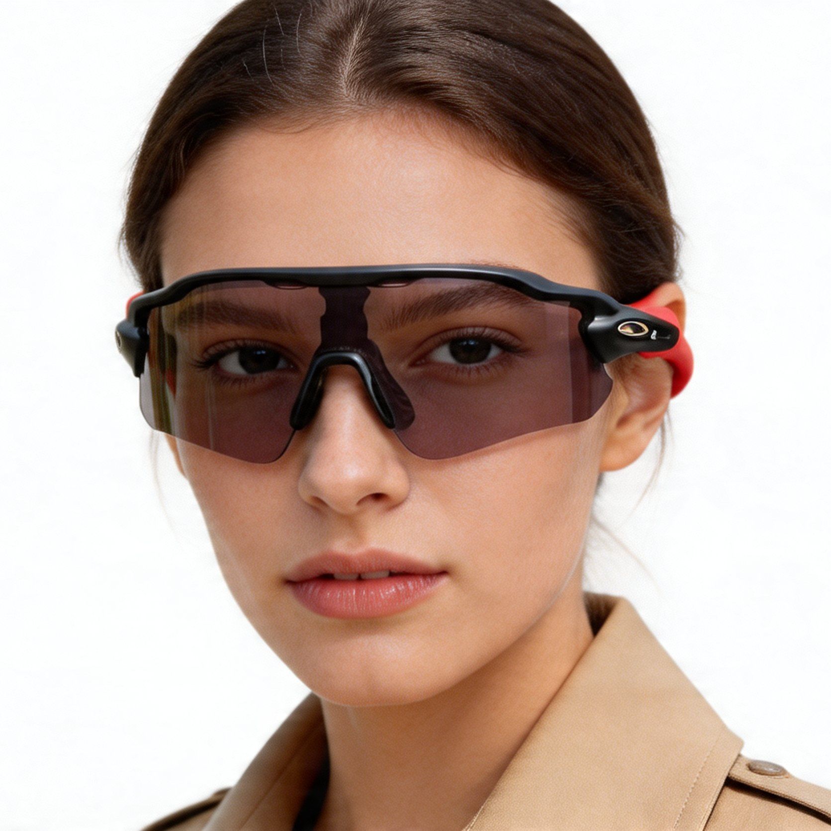 Rectangular Pink TR90 Sunglasses #BS1725-0029