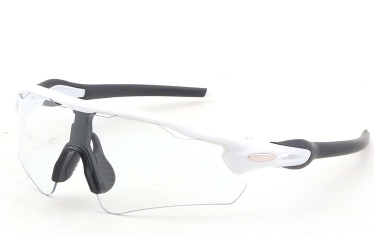 Lunettes de soleil rectangulaires blanches TR90 #BS1725-0048