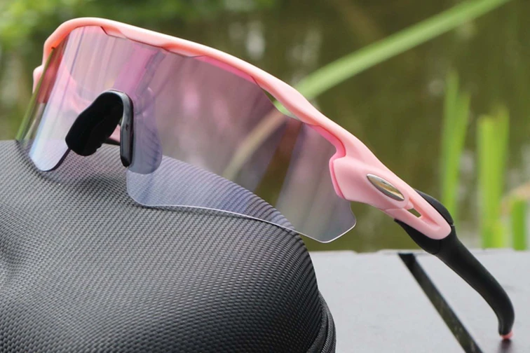 Lunettes de soleil rectangulaires roses TR90 #BS1725-0049
