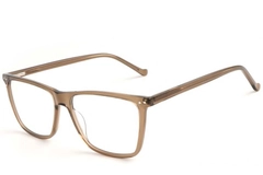 Rectangular Brown Acetate Glasses #BS1902-0003