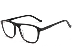 Aviator Black Acetate Glasses #BS1902-0007