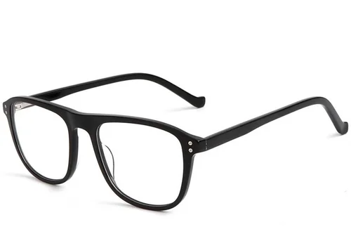 Lunettes aviateur en acétate noir #BS1902-0007