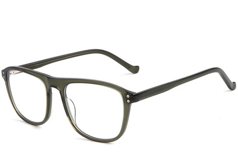 Aviator Green Acetate Glasses #BS1902-0008