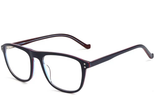 Lunettes aviateur en acétate bleu #BS1902-0011