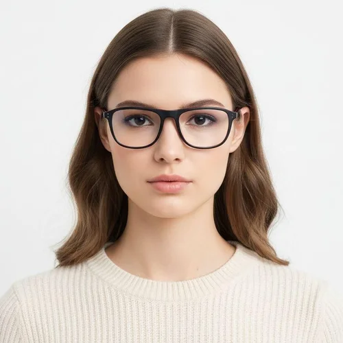 Lunettes aviateur en acétate bleu #BS1902-0011