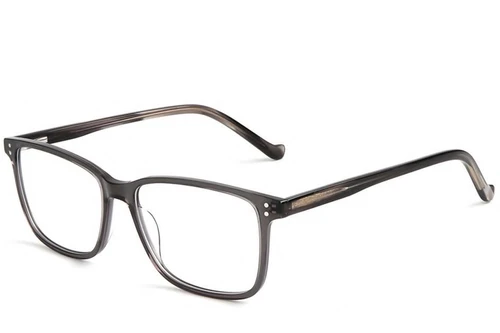 Rectangular Grey Acetate Glasses #BS1902-0015