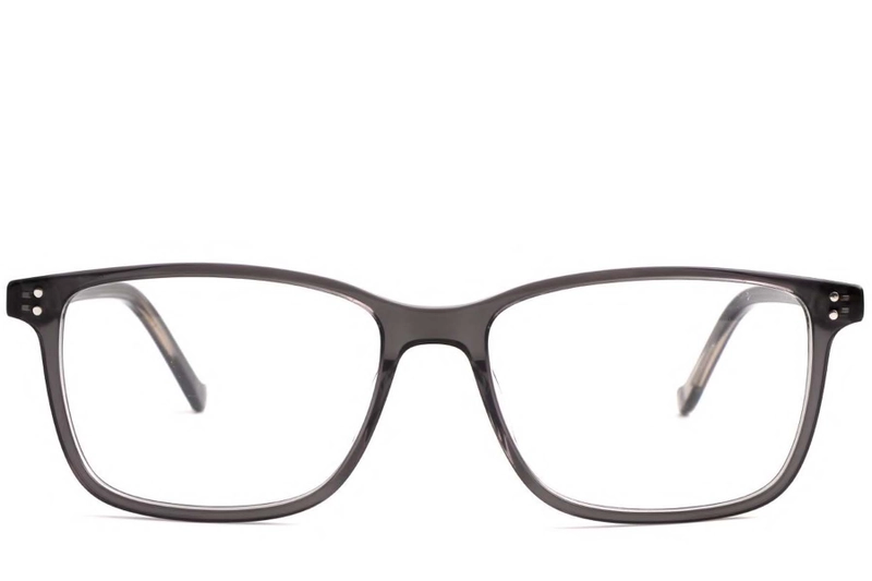Rectangular Grey Acetate Glasses #BS1902-0015