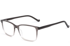 Rectangular Grey Acetate Glasses #BS1902-0018