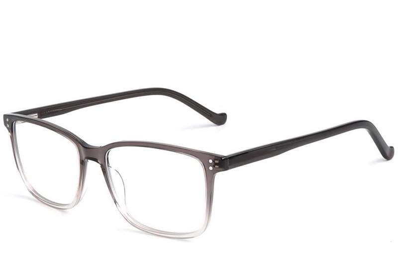 Rectangular Grey Acetate Glasses #BS1902-0018
