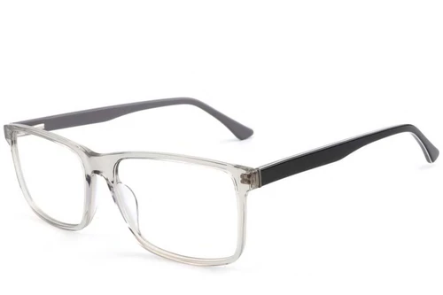 Rectangular Grey Acetate Glasses #BS1902-0021