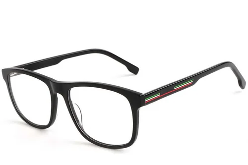 Lunettes aviateur en acétate noir #BS1902-0031