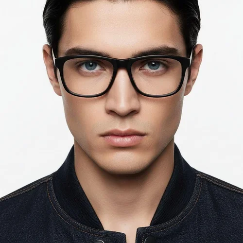 Lunettes aviateur en acétate noir #BS1902-0031
