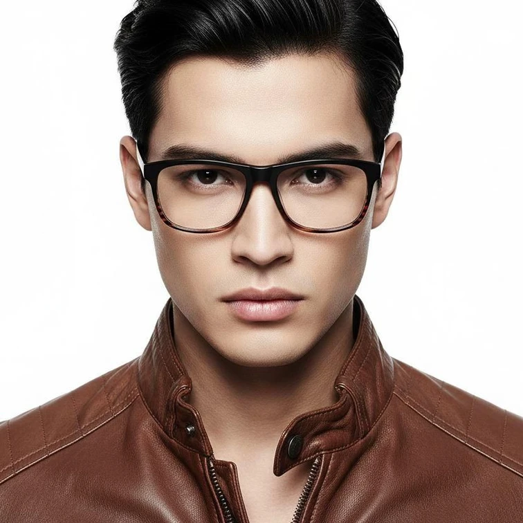 Aviator-Brille aus Schildpatt-Acetat #BS1902-0035
