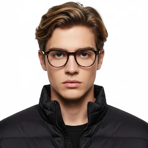 Lunettes ovales en acétate écaille de tortue #BS1902-0037