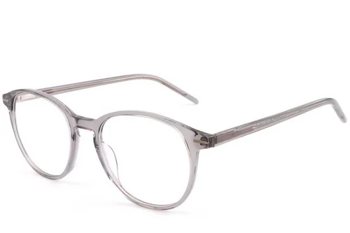 Lunettes ovales en acétate gris #BS1902-0038