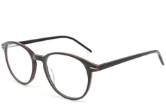 Gafas ovaladas de acetato gris #BS1902-0040