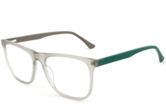 Rectangular Grey Acetate Glasses #BS1902-0045