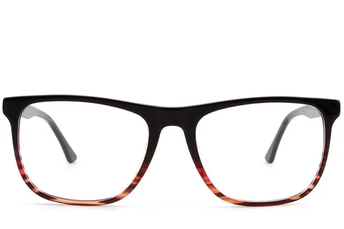 Lunettes rectangulaires en acétate écaille de tortue #BS1902-0047