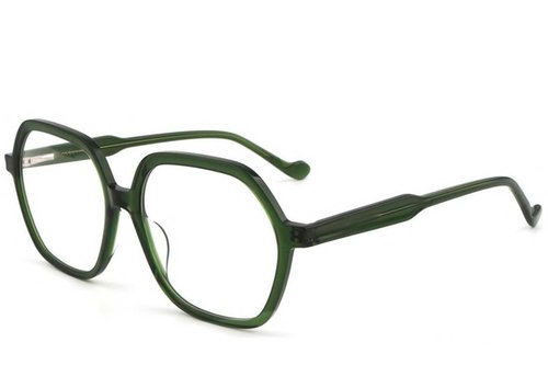 Verres géométriques en acétate vert #BS1902-0052