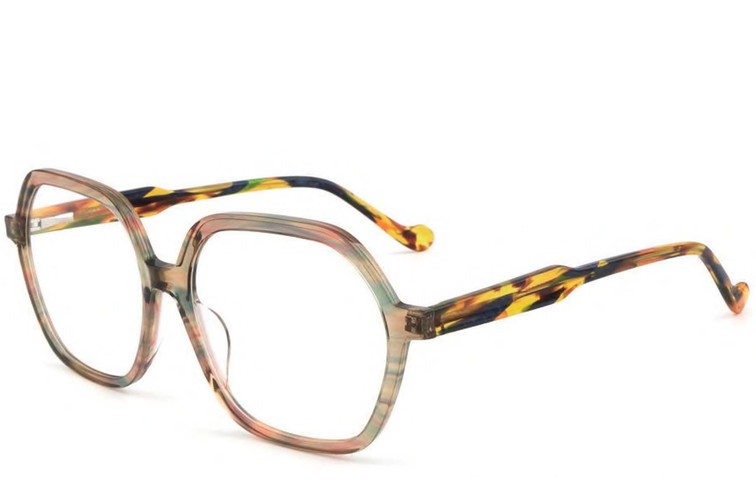 Geometric Pattern Acetate Glasses #BS1902-0053