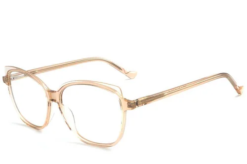 Lunettes papillon en acétate jaune #BS1902-0059