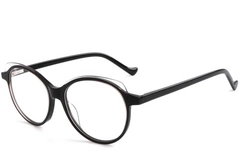 Butterfly Black Acetate Glasses #BS1902-0066