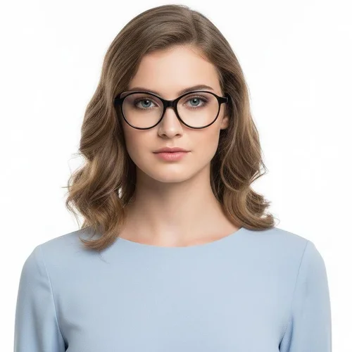 Lunettes papillon en acétate noir #BS1902-0066