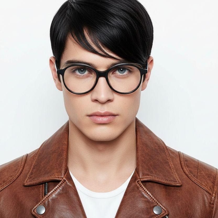 Butterfly Black Acetate Glasses #BS1902-0067
