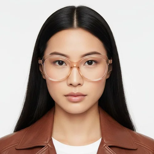 Lunettes papillon en acétate jaune #BS1902-0068
