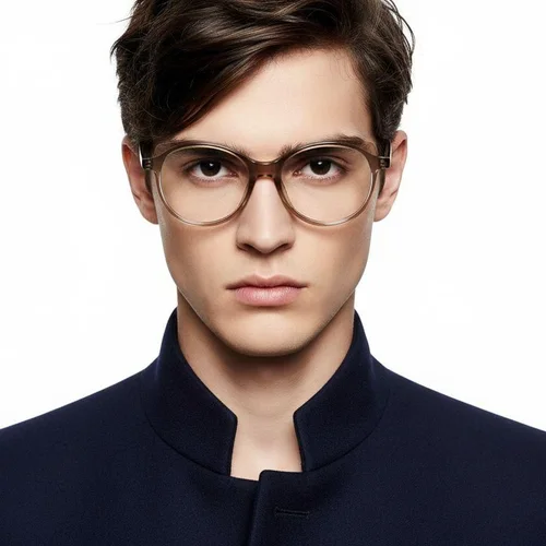 Lunettes papillon en acétate brun #BS1902-0070