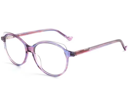 Lunettes papillon en acétate violet #BS1902-0071