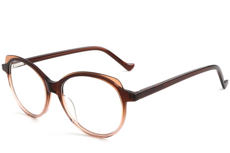 Butterfly Brown Acetate Glasses #BS1902-0074