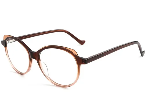 Lunettes papillon en acétate brun #BS1902-0074