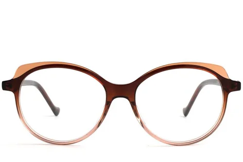Lunettes papillon en acétate brun #BS1902-0074