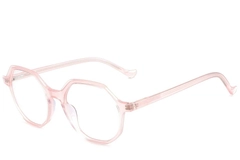Geometric Pink Acetate Glasses #BS1902-0078