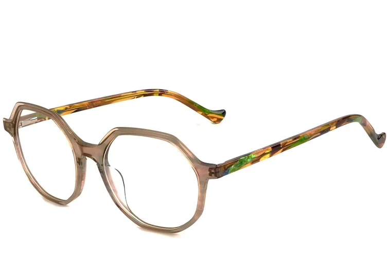 Gafas de acetato con patrón geométrico #BS1902-0080