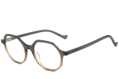 Geometric Grey Acetate Glasses #BS1902-0082
