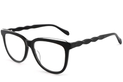Butterfly Black Acetate Glasses #BS1902-0084