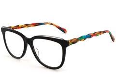 Butterfly Black Acetate Glasses #BS1902-0085
