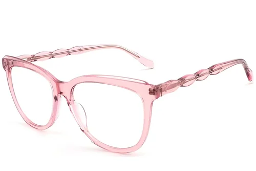 Lunettes en acétate rose papillon #BS1902-0086