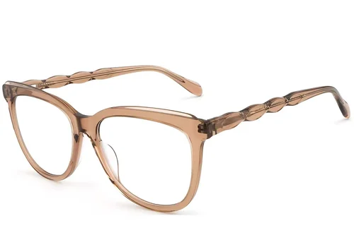 Lunettes papillon en acétate brun #BS1902-0087