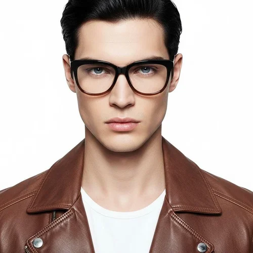 Lunettes papillon en acétate brun #BS1902-0092