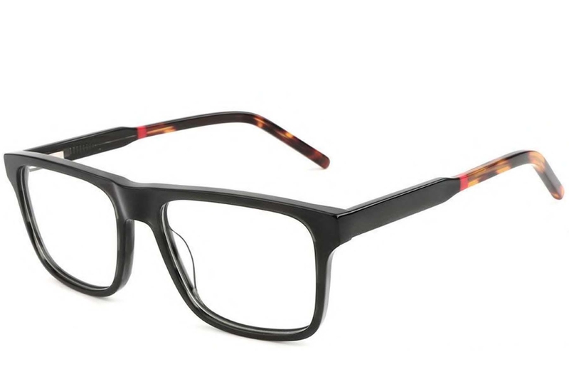 Aviator Grey Acetate Glasses #BS1902-0094