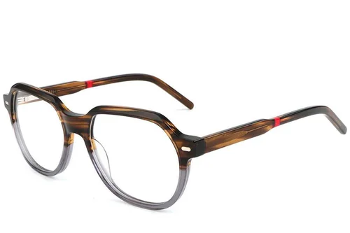 Lunettes ovales en acétate écaille de tortue #BS1902-0100